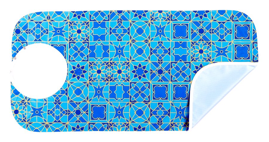 Bavoir adulte BOBAVOIR Marrakech, imprimé mosaïque